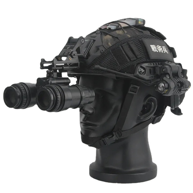 Night Vision - Mörkerseendekikare för Taktisk Militär Hjälm - Tactical AN PVS-15 NVG Night Vision Helmet Military Goggle Black Dummy Model Tactical Helmet Accessories Mount