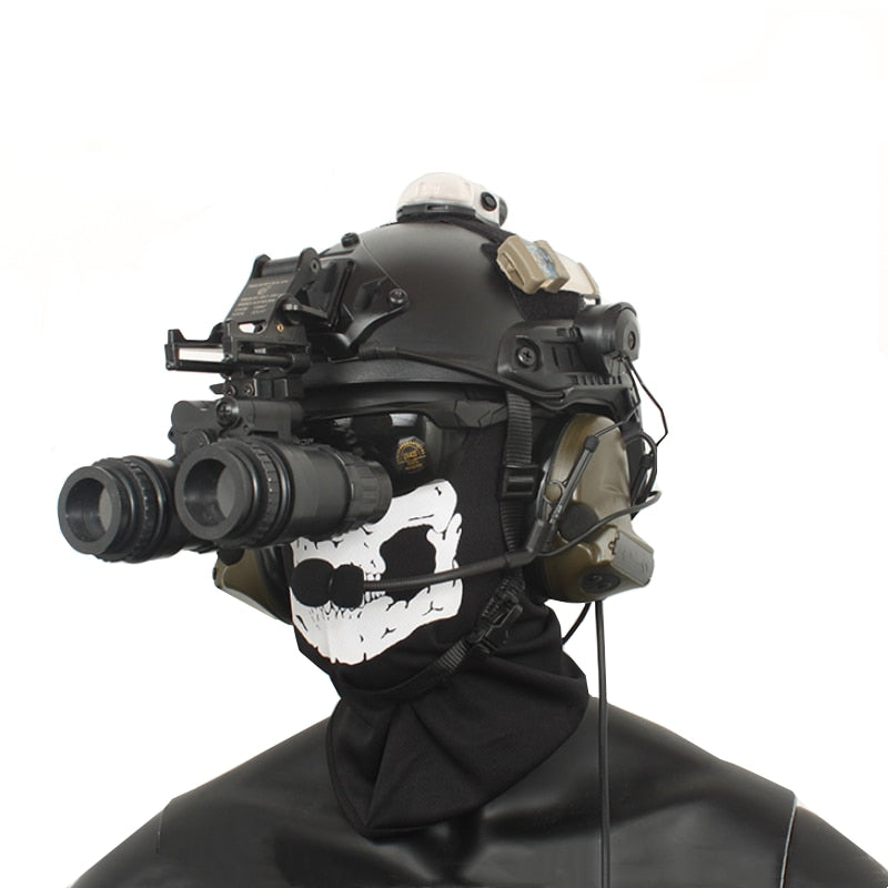 Night Vision - Mörkerseendekikare för Taktisk Militär Hjälm - Tactical AN PVS-15 NVG Night Vision Helmet Military Goggle Black Dummy Model Tactical Helmet Accessories Mount