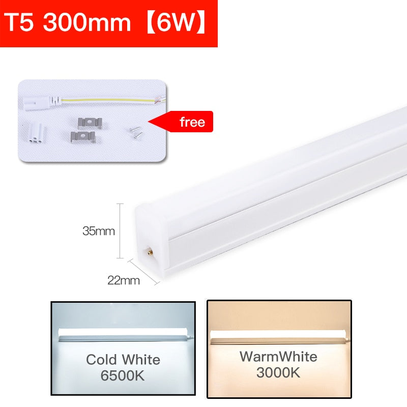 Lysrör T5, T8 Led Tube Light - 220V, 20W 30cm 60cm 120cm