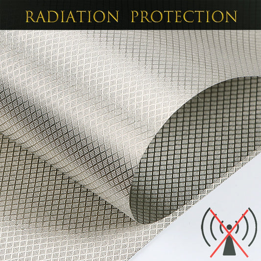 Strålningsskydd - Faraday RFID Shielding Fabric Block WiFi/RF Anti-radiation Conductive Copper/Nickel EMF Protection Cloth Silver Color