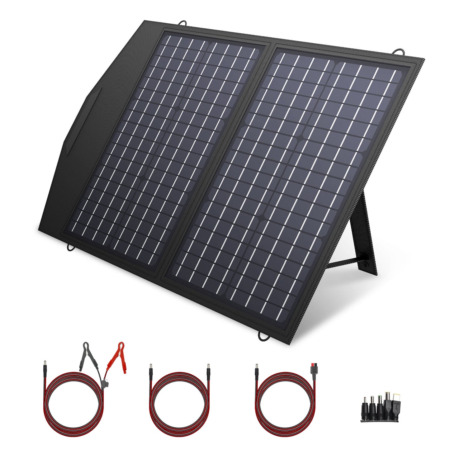 Solcellskit för camping och stugan från ALLPOWERS - Hopfällbar solpanel 400W / 200W / 140W / 100W / 60W Solcellsladdare med MC-4-utgång för Power Station Solar Generator