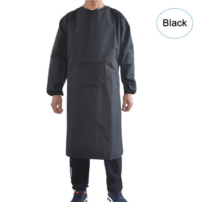 Waterproof Oil-Resistant Full Cover Apron Suit Butcher Fisher Unisex Work Safety Reusable Apron Coverall Kitchen House Clean