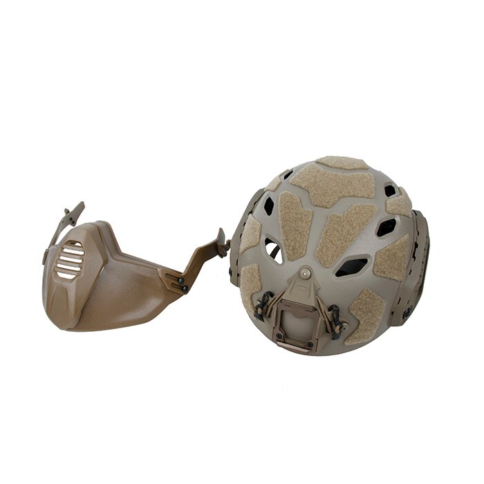 TMC3217 new SF tactical helmet with holes is combined with SF special mask