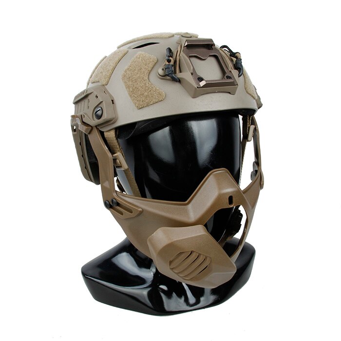 TMC3217 new SF tactical helmet with holes is combined with SF special mask