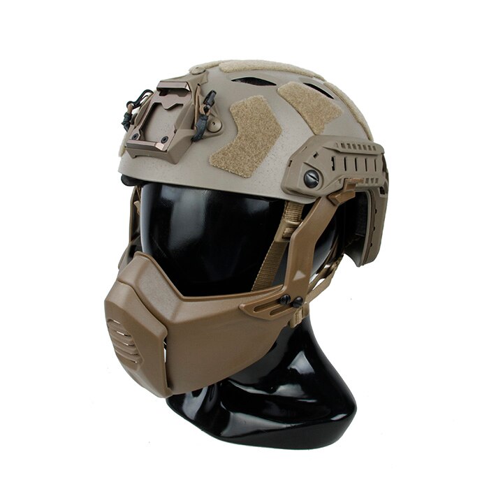 TMC3217 new SF tactical helmet with holes is combined with SF special mask