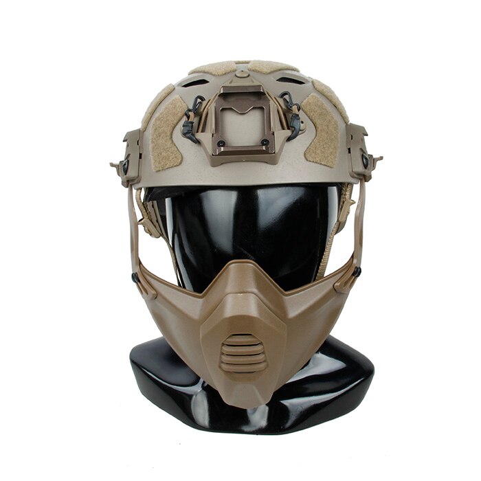 TMC3217 new SF tactical helmet with holes is combined with SF special mask