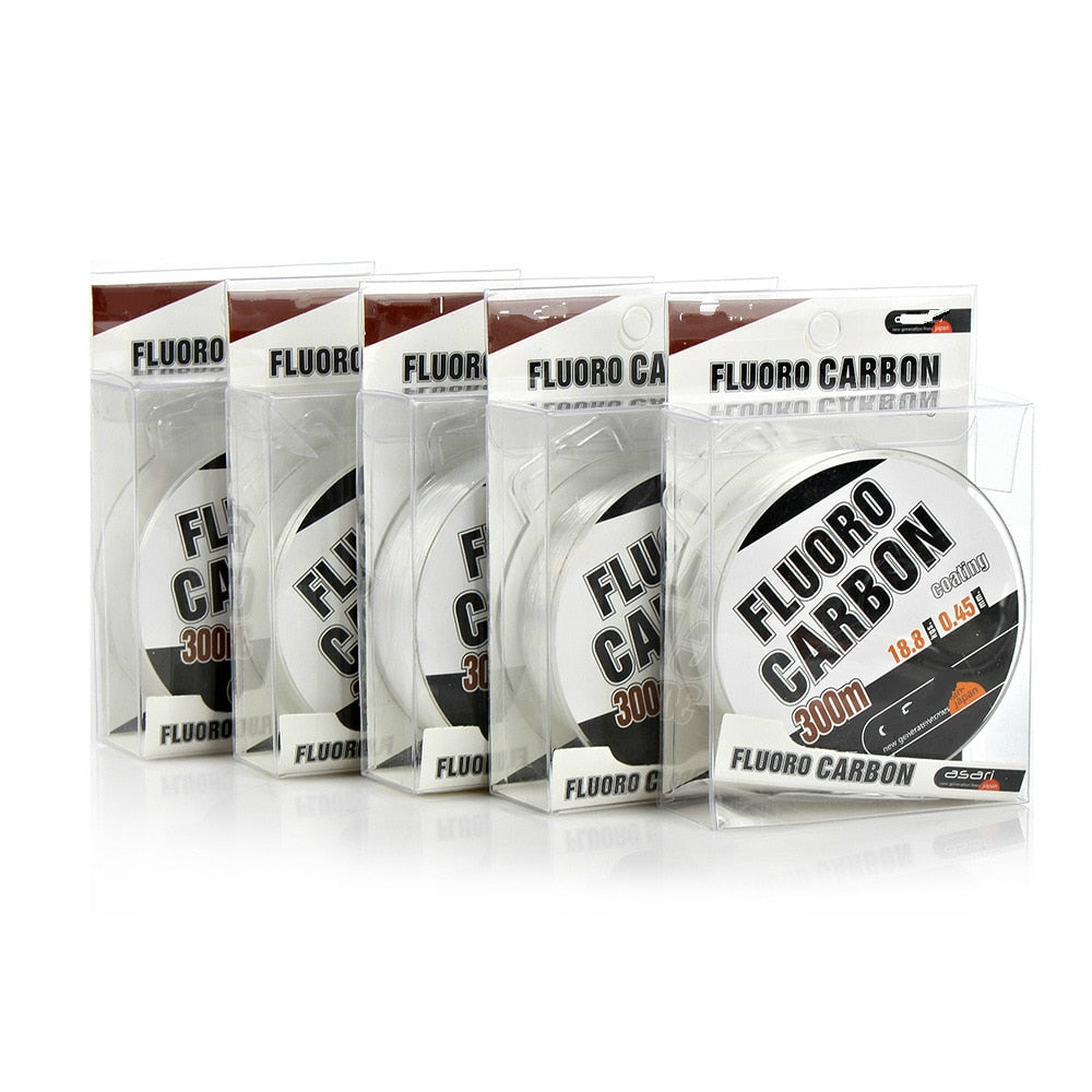 Fiskelina - Nylon Fluoro Carbon Monofilament, 300m