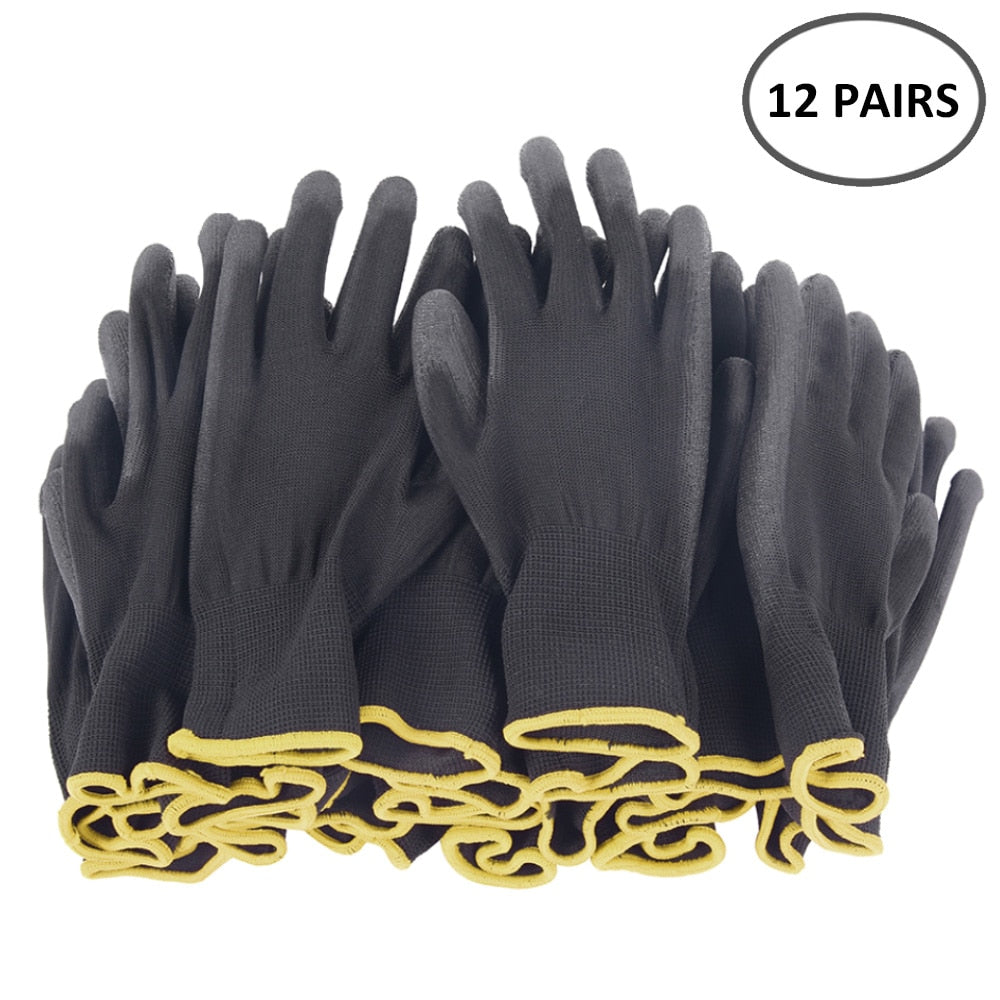 Skyddshandskar - Nitrilhandskar, Välj mellan 6-30 par. Nitrile Gloves - Protective Work Gloves, CE, EN388