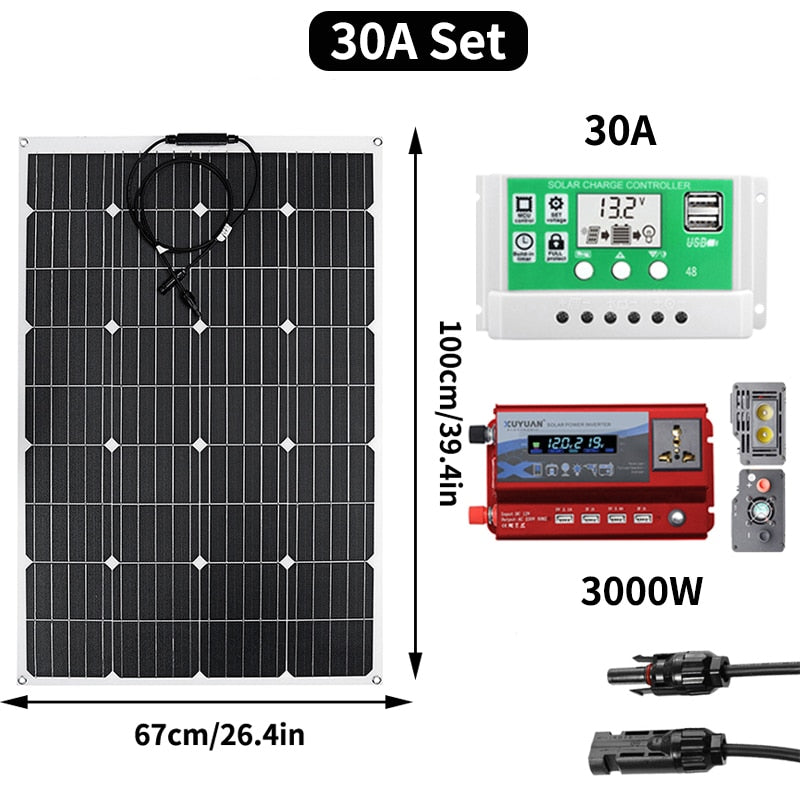 Solpanelsystem Kit 600W