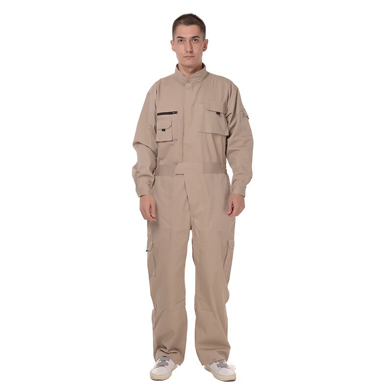 Work Wear Overalls for men Fashion Tooling Loose Cargo Overalls Long Sleeve Repairman Auto Repair Jumpsuits