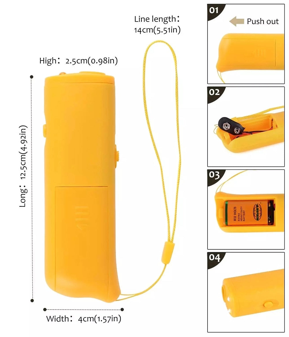 Antiskällhalsband för hund -  Anti Barking Training Device