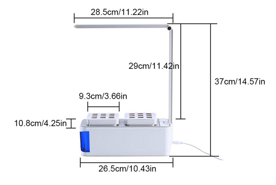 Hydroponisk Köksodlingslåda - Hydroponic Indoor Herb Garden Kit