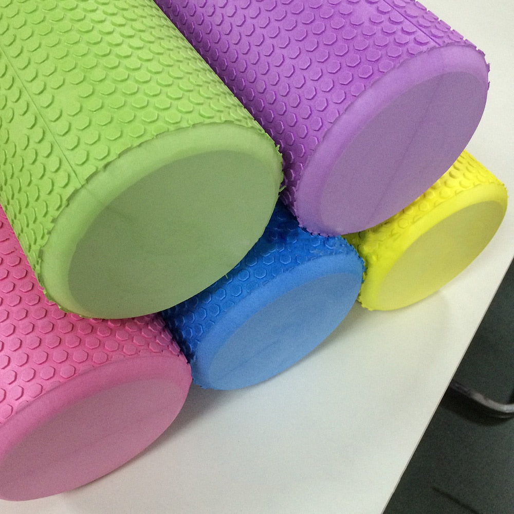 Yoga Pilates Yoga Block Pilates EVA Foam Roller Massage Roller Muscle Tissue Fitness Gym Yoga Pilates Workout Fitness Exercise