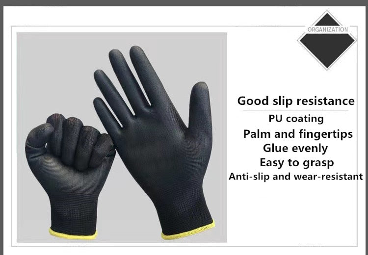 Skyddshandskar - Nitrilhandskar, Välj mellan 6-30 par. Nitrile Gloves - Protective Work Gloves, CE, EN388