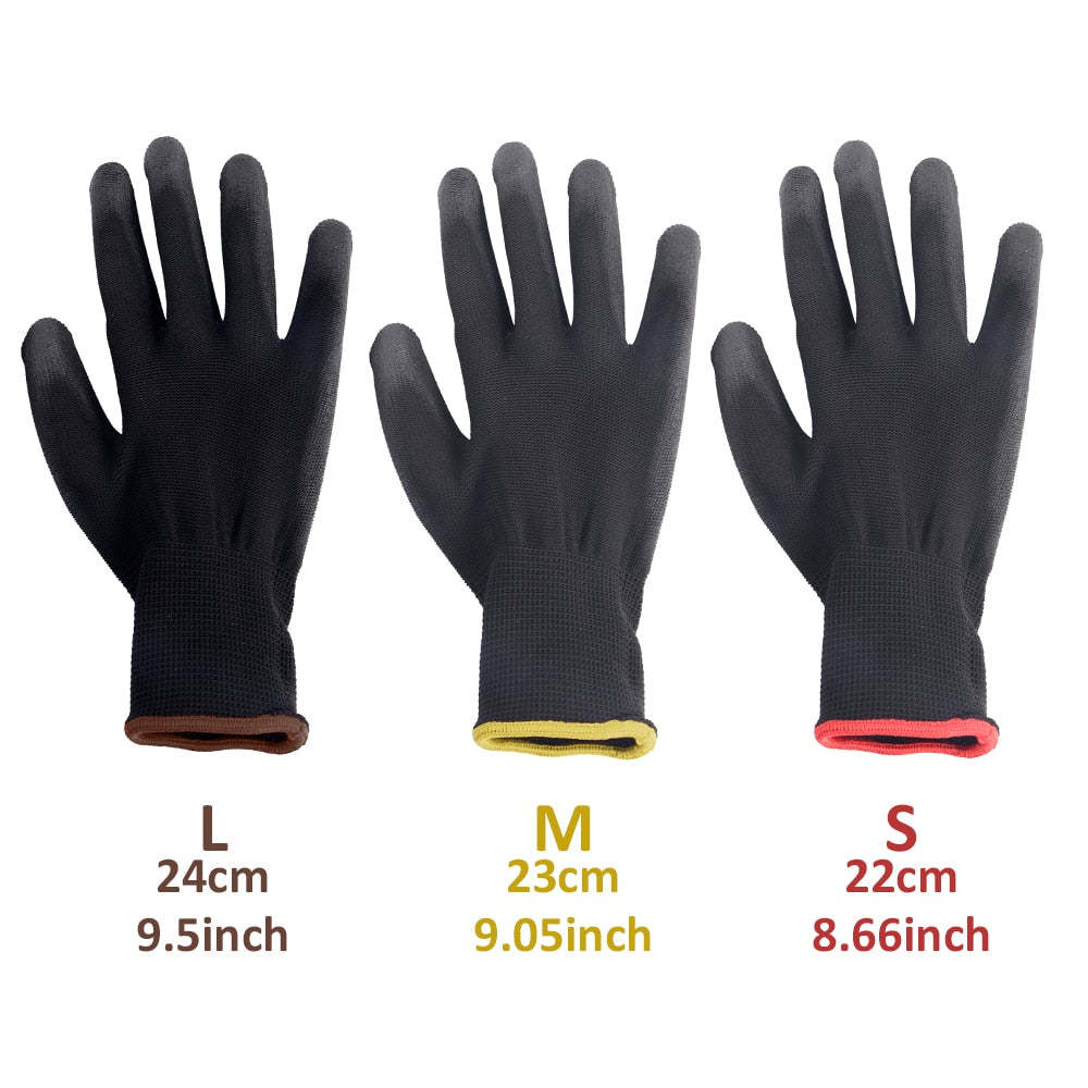 Skyddshandskar - Nitrilhandskar, Välj mellan 6-30 par. Nitrile Gloves - Protective Work Gloves, CE, EN388