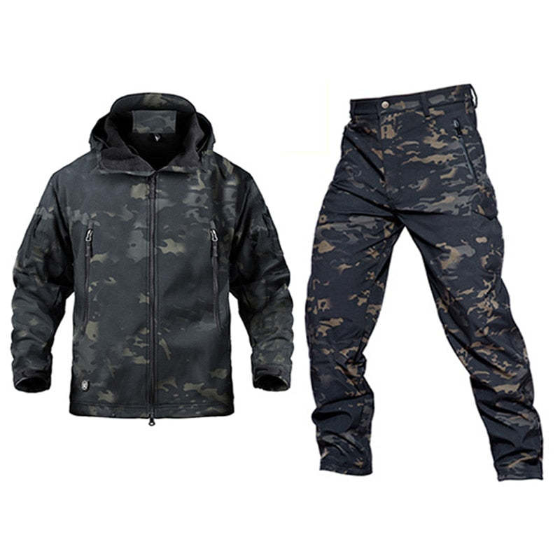 Taktisk Outdoor Militär Set - Jacka + Byxa