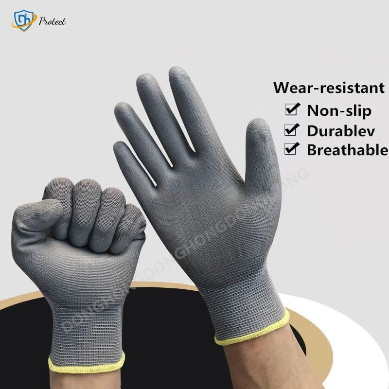 Skyddshandskar - Nitrilhandskar, Välj mellan 6-30 par. Nitrile Gloves - Protective Work Gloves, CE, EN388