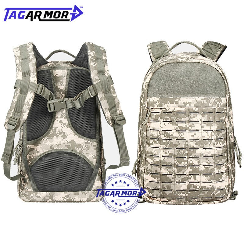 Skottsäker Ryggsäck - Outdoor Level IIIA Ballistic Protection Bookbag Bulletproof Backpack with Bullet Proof Panel