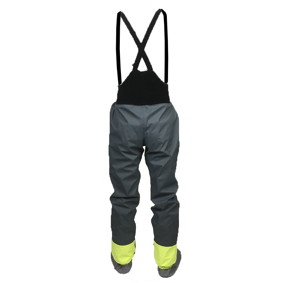 Dry suit in durable material for boating, kayaking, etc.