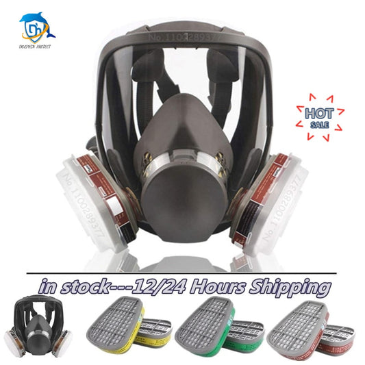 Helmask Respirator 6800 - Skyddar mot damm, virus, gas, ammoniak, metylamin m.m.