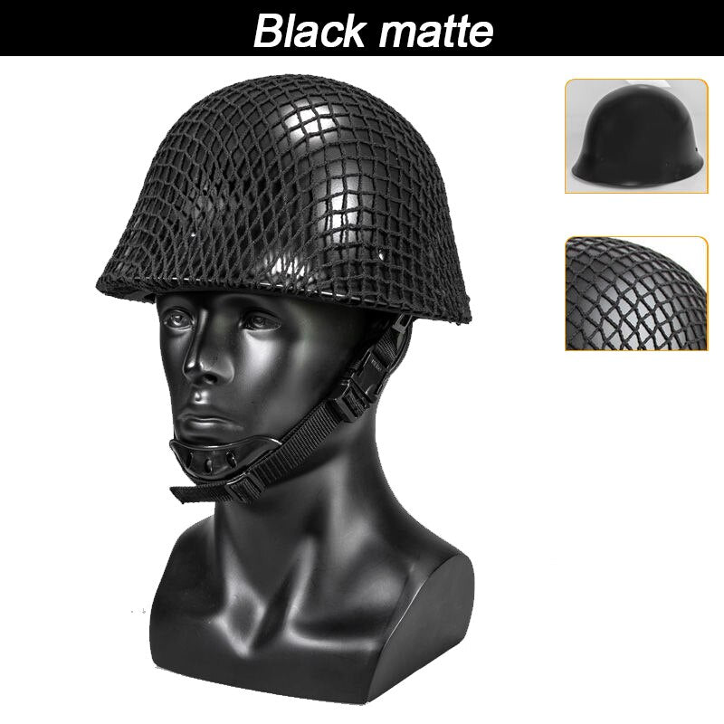 Militärhjälm Klassisk - Tactical Helmet Explosion-Proof Anti-Collision 1.2kg CS Special Force Training Army Fan Head High Cut Half Helmet