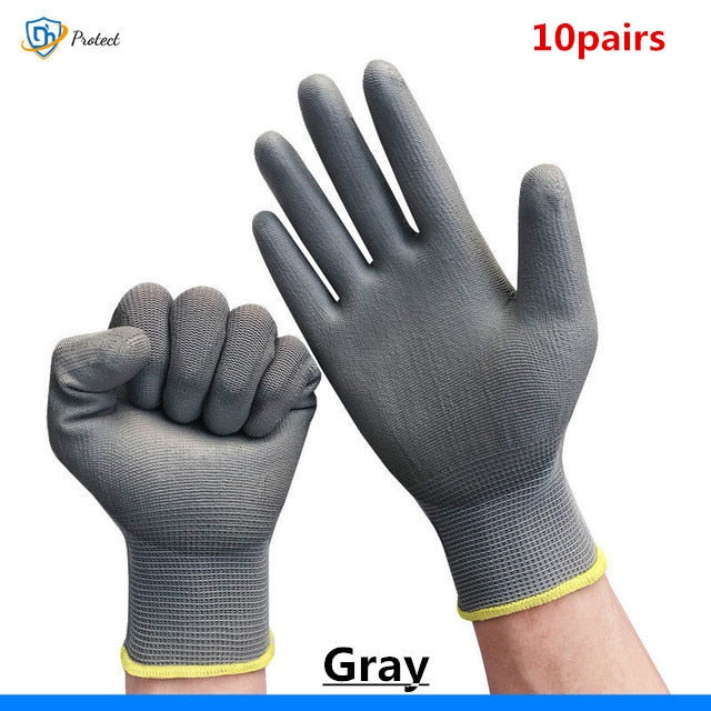 Skyddshandskar - Nitrilhandskar, Välj mellan 6-30 par. Nitrile Gloves - Protective Work Gloves, CE, EN388