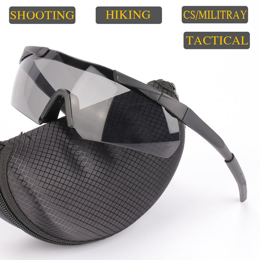 Taktiska Skjutglasögon - Stötsäkra Militärglasögon HD-lins UV400