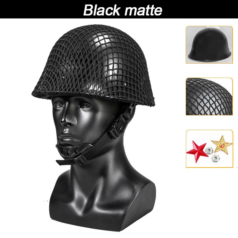 Militärhjälm Klassisk - Tactical Helmet Explosion-Proof Anti-Collision 1.2kg CS Special Force Training Army Fan Head High Cut Half Helmet