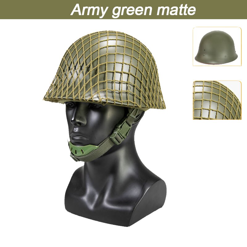 Militärhjälm Klassisk - Tactical Helmet Explosion-Proof Anti-Collision 1.2kg CS Special Force Training Army Fan Head High Cut Half Helmet