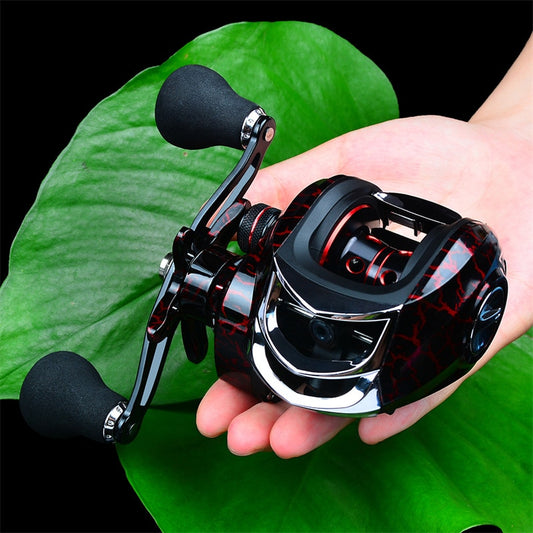 Multirulle för fiske - Baitcasting Reel 18+1BB Metallspole 7.2:1