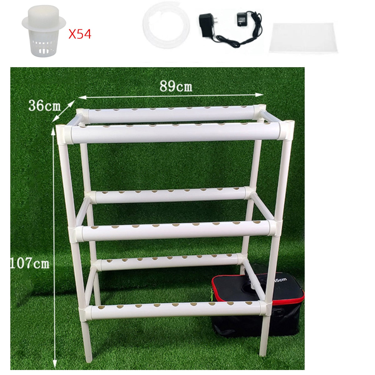 Planting Sites 3 Layers Horizontal Hydroponic Grow Kit Garden Plant Vegetable Planting Grow Box Deep Water Culture System