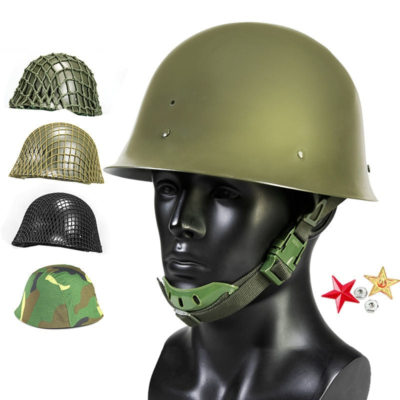 Militärhjälm Klassisk - Tactical Helmet Explosion-Proof Anti-Collision 1.2kg CS Special Force Training Army Fan Head High Cut Half Helmet