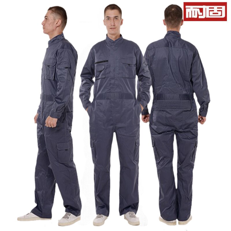 Work Wear Overalls for men Fashion Tooling Loose Cargo Overalls Long Sleeve Repairman Auto Repair Jumpsuits