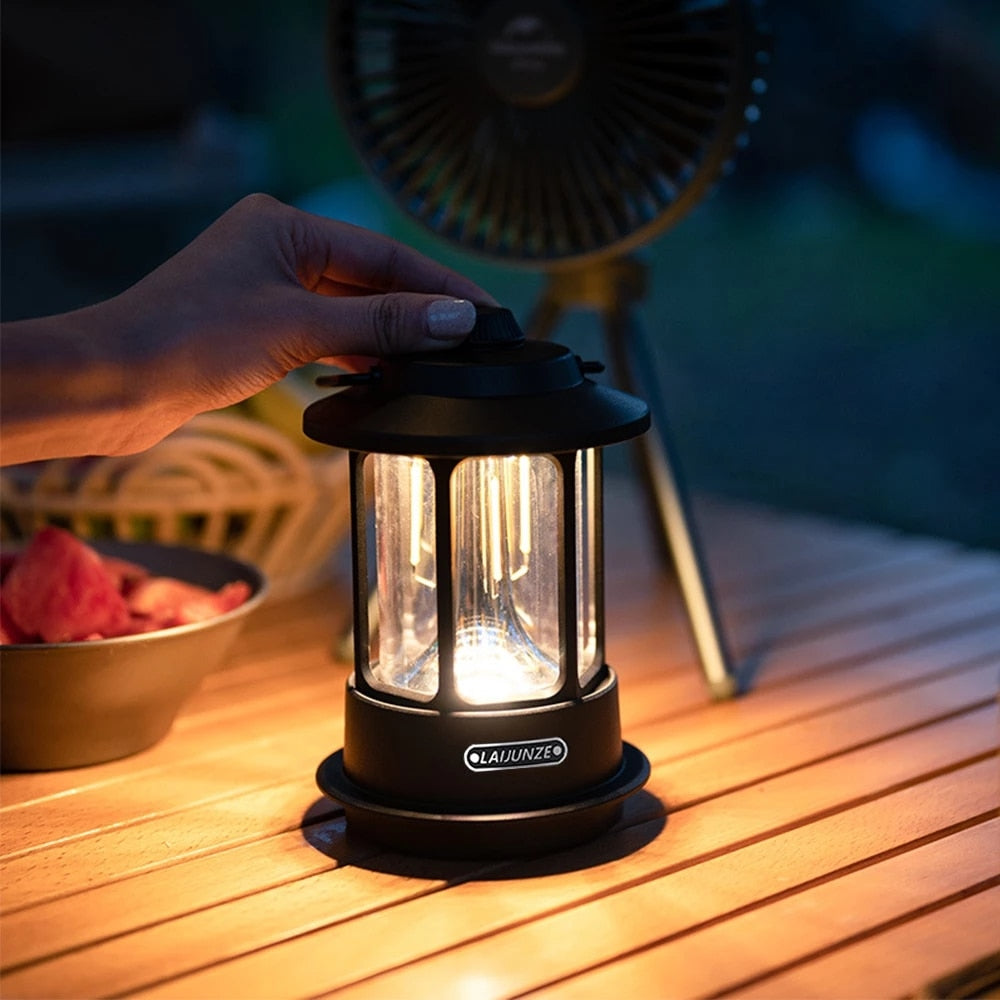 Campinglampa - Uppladdningsbara och bärbara lyktor som laddas med USB-C LED nödtältsljus