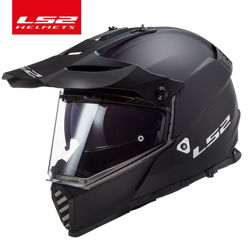 MC-Hjälm - Crosshjälm - LS2 MX436 Twin Shield Motocross Helmet PIONEER EVO Motorcycle Helmets off road