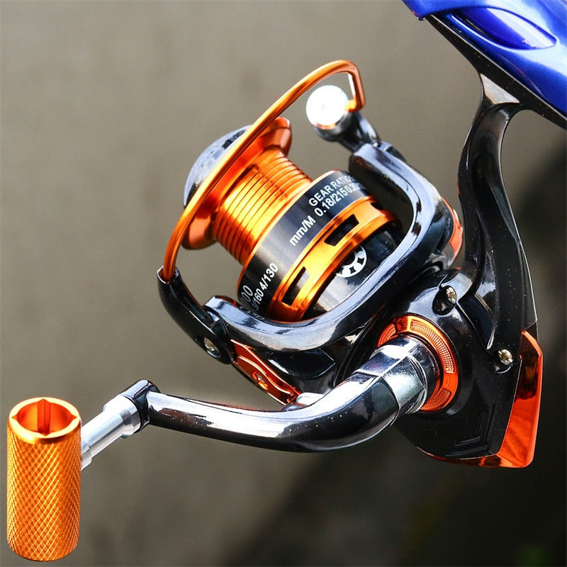 Ultralight Saltwater Spinning Fishing Reel 1000 Metal Spool Spinning Wheel for Sea Saltwater Carp Fishing Pesca