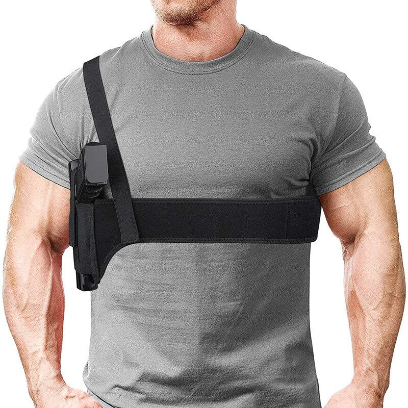 Pistolhölster - Underarm Hidden Gun Holster Shoulder Holster Right Hand Tactical Handgun Carry Pouch Bullet Clip Sleeve Glock 17 19 Holder