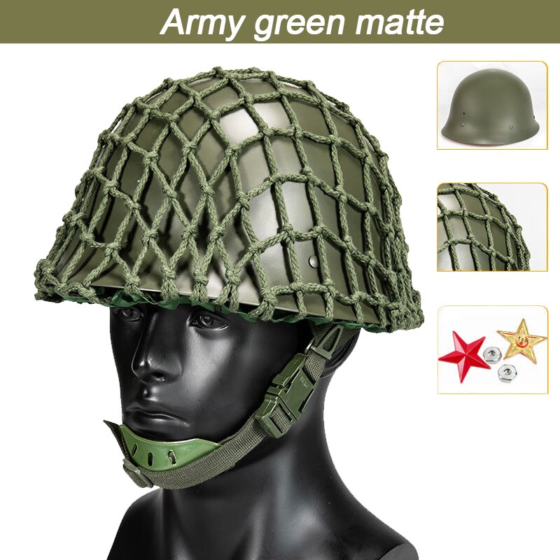 Militärhjälm Klassisk - Tactical Helmet Explosion-Proof Anti-Collision 1.2kg CS Special Force Training Army Fan Head High Cut Half Helmet