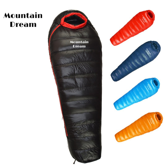 Sovsäck från Mountain Dre - Vattentät med Gåsfjäder - Ultralight Sleeping Bag