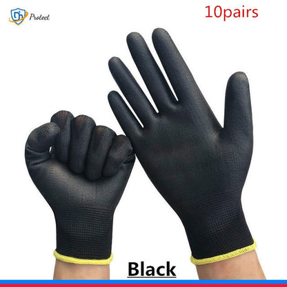 Skyddshandskar - Nitrilhandskar, Välj mellan 6-30 par. Nitrile Gloves - Protective Work Gloves, CE, EN388