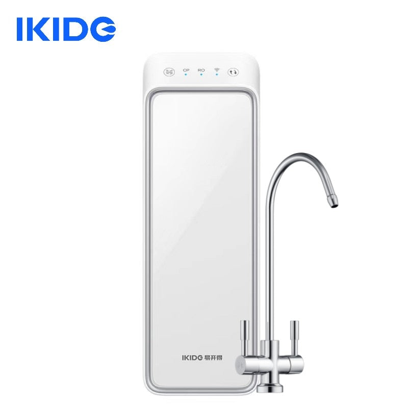 Vattenfiltreringssystem för köket från IKIDE Tankless Reverse Osmosis Water Filtration System, 800 GPD, 2:1 Pure to Drain, TDS Reduction, RO Filter System Under Sink