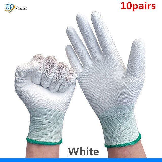 Skyddshandskar - Nitrilhandskar, Välj mellan 6-30 par. Nitrile Gloves - Protective Work Gloves, CE, EN388