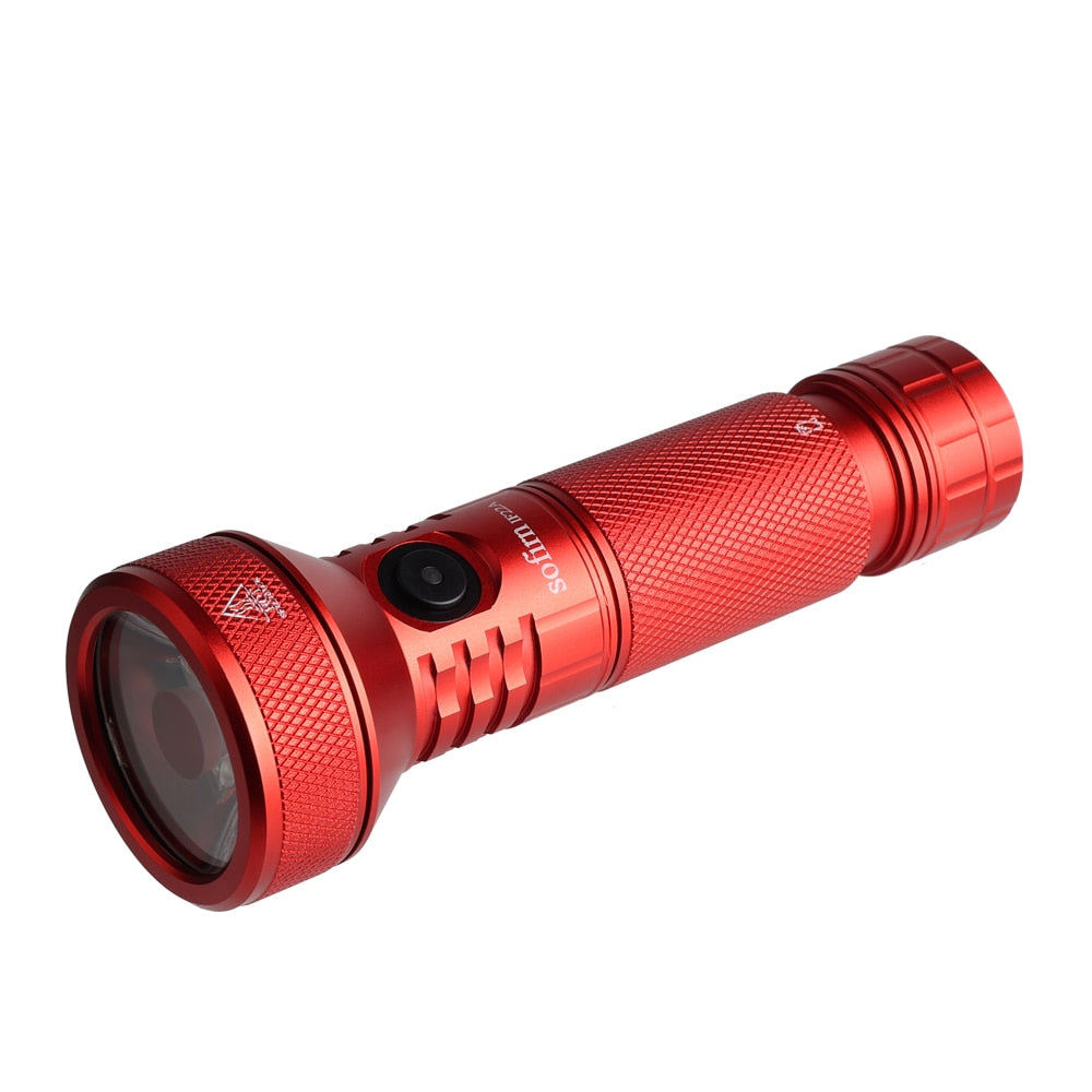 Strålkastare - LED-Ficklampa - Sofirn IF22A TIR Optics 2100lm SFT40 Powerful LED Flashlight Type C 3A Rechargeable