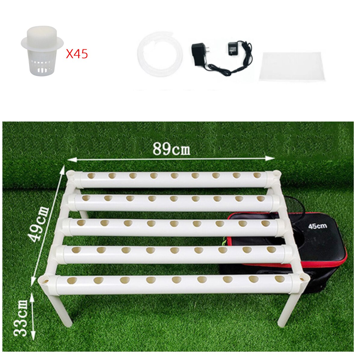 Planting Sites 3 Layers Horizontal Hydroponic Grow Kit Garden Plant Vegetable Planting Grow Box Deep Water Culture System