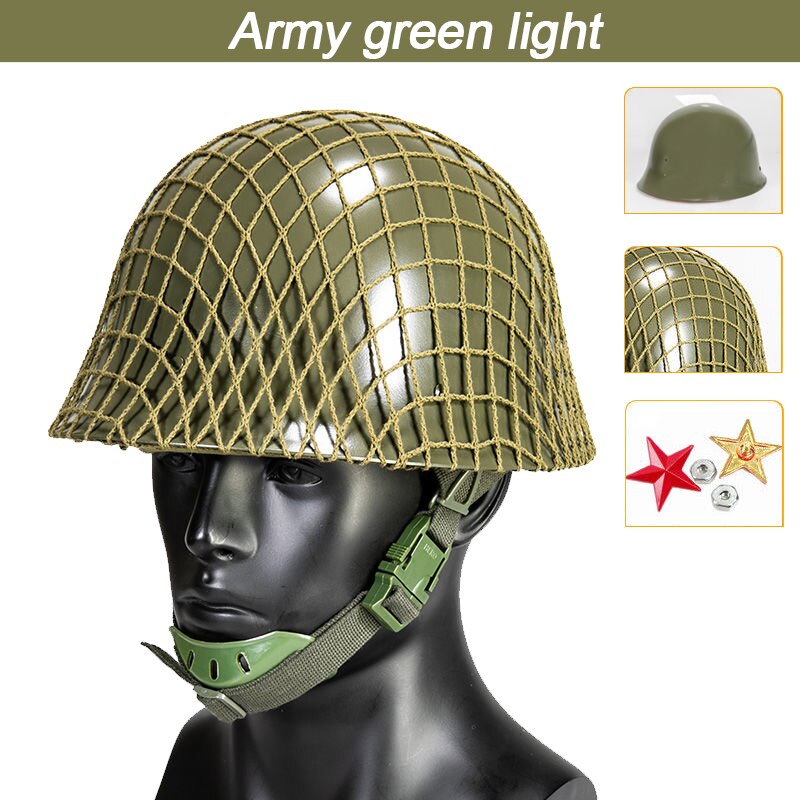 Militärhjälm Klassisk - Tactical Helmet Explosion-Proof Anti-Collision 1.2kg CS Special Force Training Army Fan Head High Cut Half Helmet