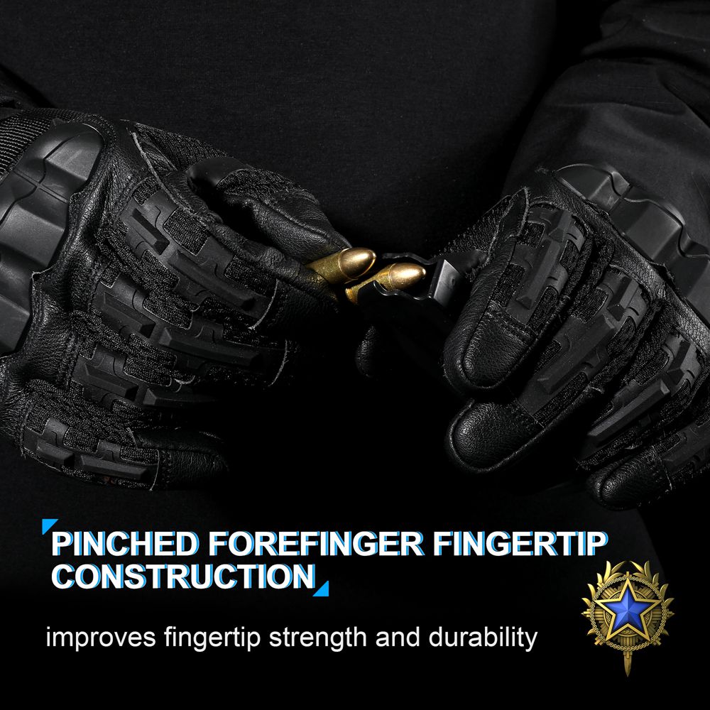 Touch Screen Tactical Full Finger Gloves Army Military Paintball Airsoft Hunting Shooting PU Leather Protective Gear Men Women