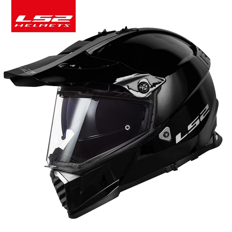 MC-Hjälm - Crosshjälm - LS2 MX436 Twin Shield Motocross Helmet PIONEER EVO Motorcycle Helmets off road