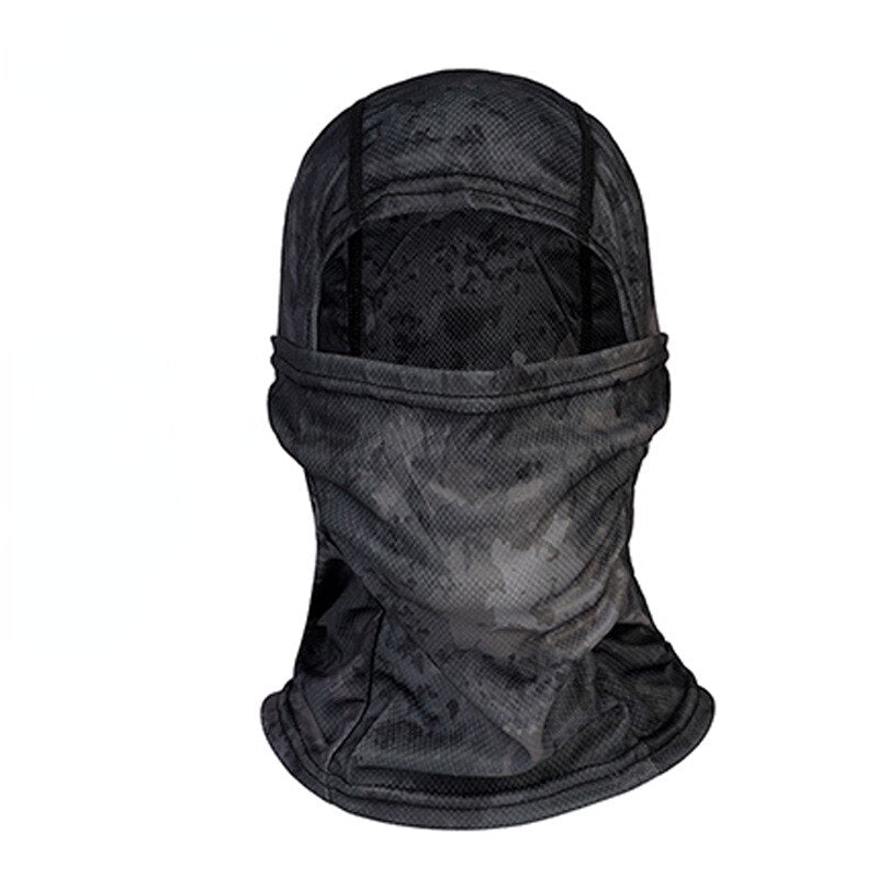 Taktisk kamouflage Balaclava Hatt Helmask Skidåkning Cp Cykling Jakt Huvud Nackskydd Hjälm Liner Keps Militär Män Scarf