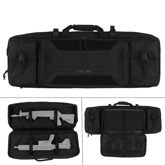 Tactical Gun Bag Outdoor Hunting Shooting Two Rifles Bags Large Capacity Airsoft Paintball War Game Gun Backpack Handbad