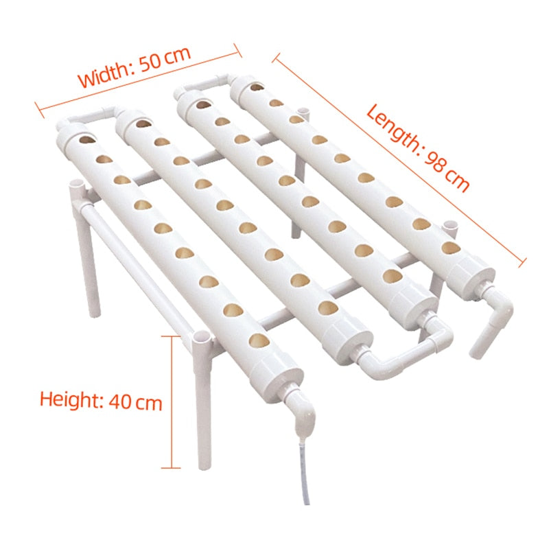 Hydroponisk Odlingssystem, 36 krukhål  - Hydroponic Growth System kits, 36 holes